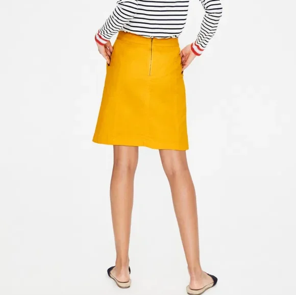 Boden Helena Chino Skirt Size 6L - Picture 2 of 8